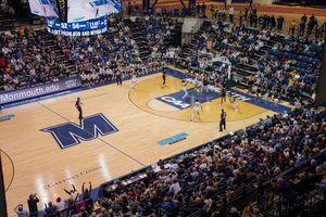 Image post by @monmouthmensbball on Instagram