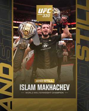 Image post by @ufc on Instagram