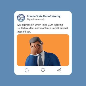 Image post by @granitestatemfg on Instagram