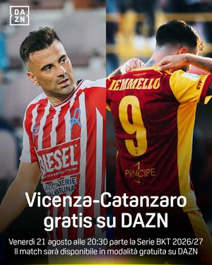 Image post by @dazn_it on Instagram