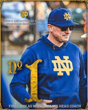 Image post by @notredamebaseball on Instagram
