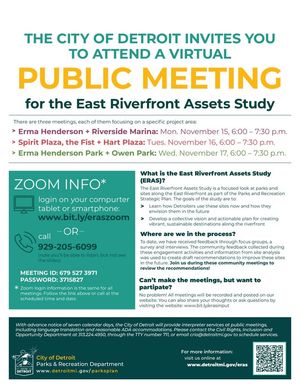 Image post by @DetroitParksRec on Facebook