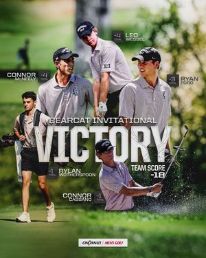 Image post by @GoBearcatsMGOLF on Twitter