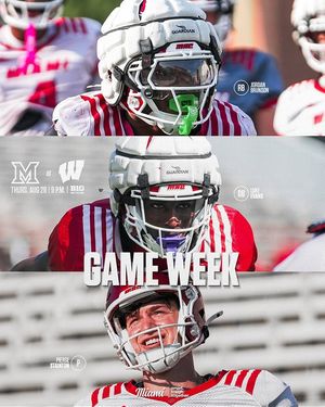 Image post by @miamiohfootball on Instagram