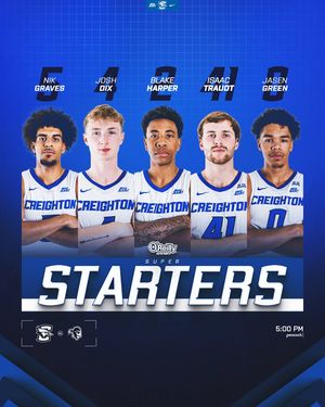 Image post by @Creighton Men's Basketball on Facebook
