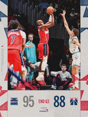 Image post by @WashWizards on Twitter