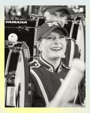 Image post by @umichdrumline on Instagram