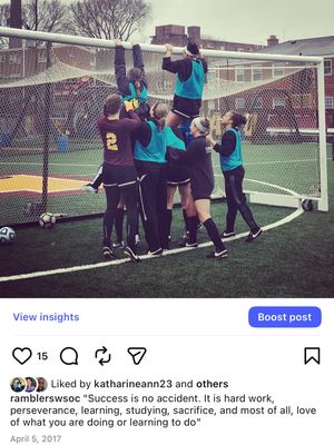 Image post by @ramblerswsoc on Instagram