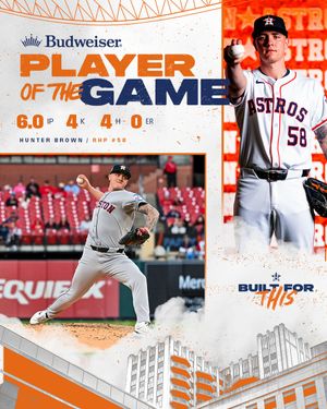 Image post by @astros on Twitter