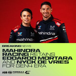 Text post by @FIAFormulaE on Twitter/X