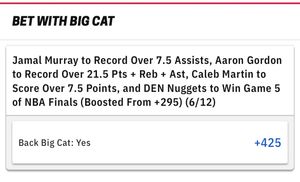 Image post by @BarstoolBigCat on Twitter
