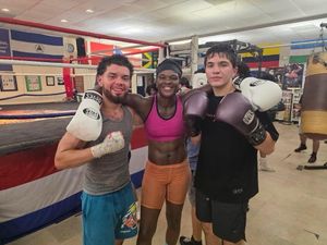Image post by @tiarabrownboxing on Instagram