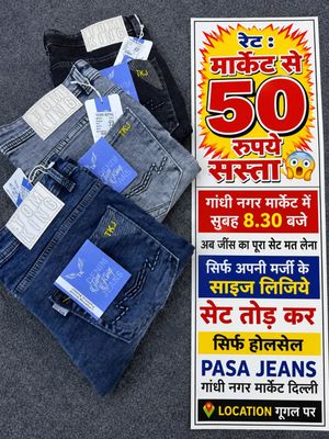Image post by @jeans_factory_delhi on Instagram
