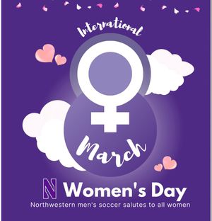 Image post by @NUMensSoccer on Twitter