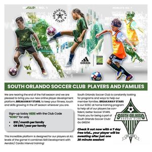 Image post by @SouthOrlandoSoccer on Facebook