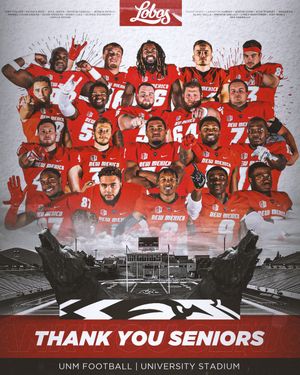 Image post by @UNMLoboFB on Twitter