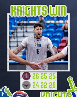 Image post by @FDUKnightsMVB on Twitter