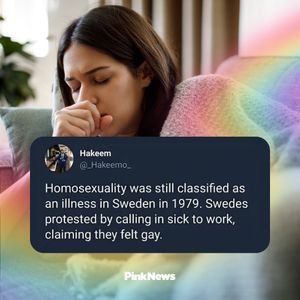 Image post by @pinknews on Instagram
