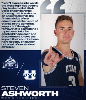 Image post by @USUAthletics on Twitter