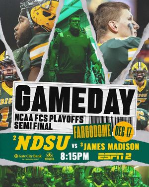 Image post by @ndsufootball on Instagram