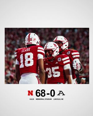 Image post by @huskerfootball on Instagram