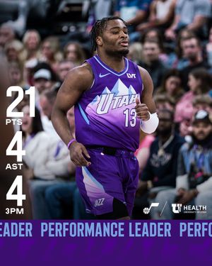 Image post by @utahjazz on Twitter