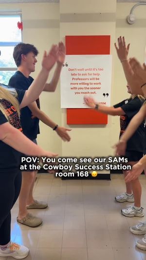 Video post by @Office of Student Success on Facebook