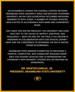Image post by @gramblingathletics on Instagram