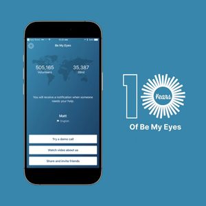 Image post by @bemyeyesapp on Instagram