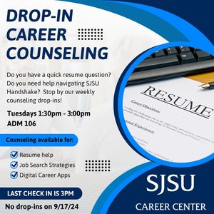 Image post by @sjsu_careercenter on Instagram