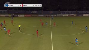 Video post by @NCAASoccer on Twitter/X