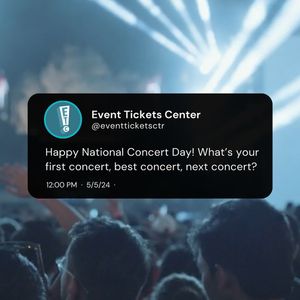 Image post by @eventticketscenter on Instagram