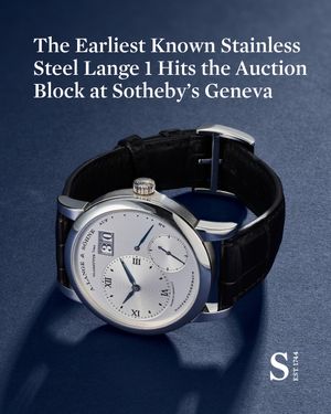 Image post by @sothebyswatches on Instagram