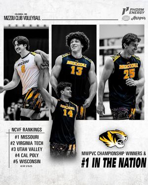 Image post by @mizzouclubvolleyball on Facebook