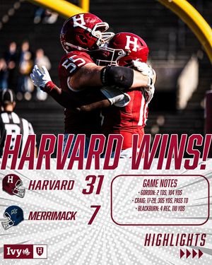 Image post by @harvardfootball on Instagram