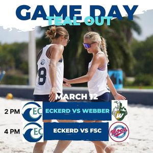 Image post by @eckerd_beachvolleyball on Instagram