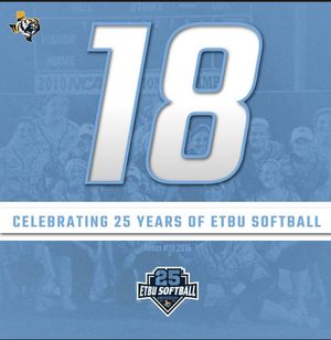 Image post by @etbu_softball on Instagram