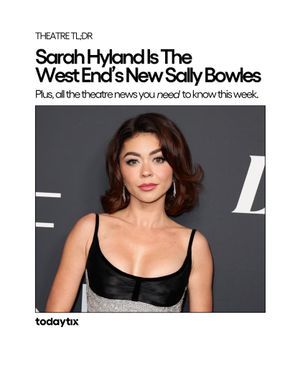 Image post by @todaytix on Instagram