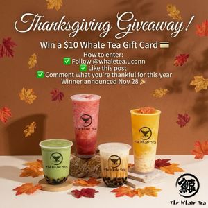 Image post by @whaletea.uconn on Instagram