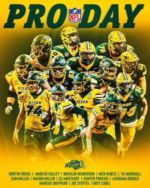 Image post by @ndsufootball on Instagram