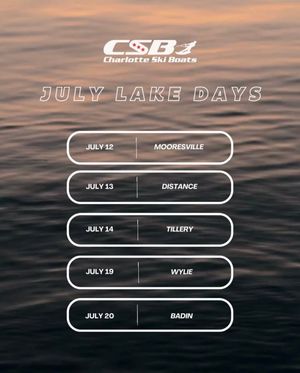Image post by @charlotteskiboats on Facebook