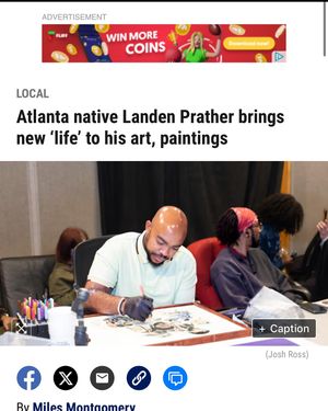 Image post by @landenpratherart on Instagram