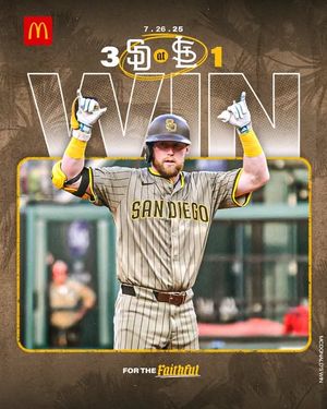 Image post by @padres on Instagram