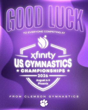 Image post by @clemsongymnastics on Instagram