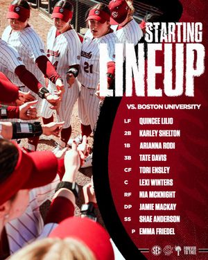 Image post by @GamecockSoftbll on Twitter