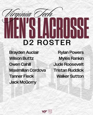 Image post by @hokiesmlax on Instagram