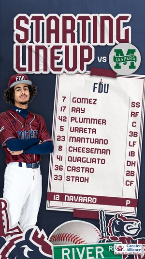 Image post by @FDUKnightsBase on Twitter