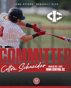 Image post by @iowasticksbaseball on Instagram