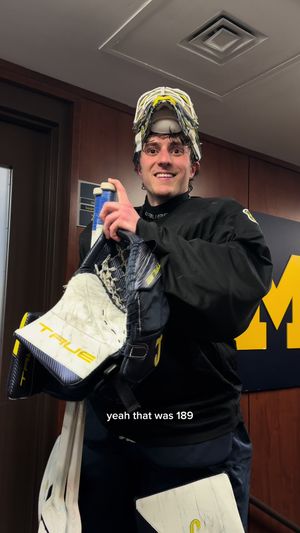 Video post by @umichhockey on TikTok