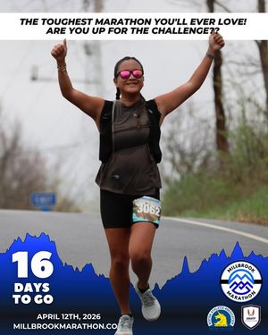Image post by @millbrookmarathon on Facebook